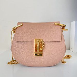 Chloe Grained Lambskin Drew Mini